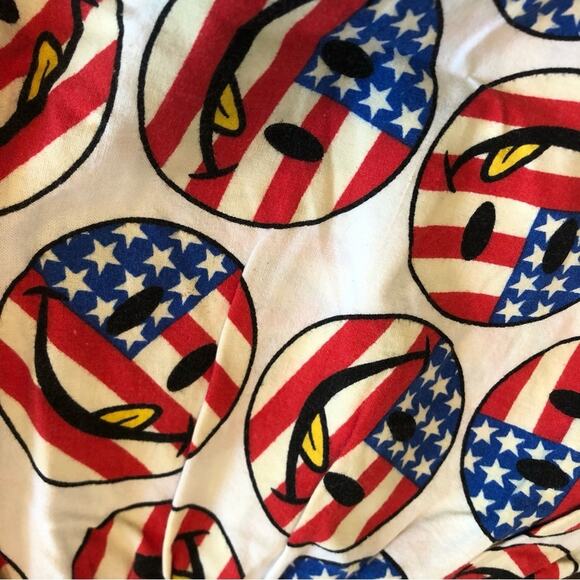 Vintage Flag 4th off July Shorts Men’s L Joe Boxer Patriotic Smile Graphic Glow - Picture 9 of 11